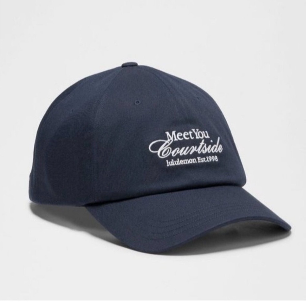 lululemon athletica Navy "Meet You Courtside" Embroidered Baseball Cap